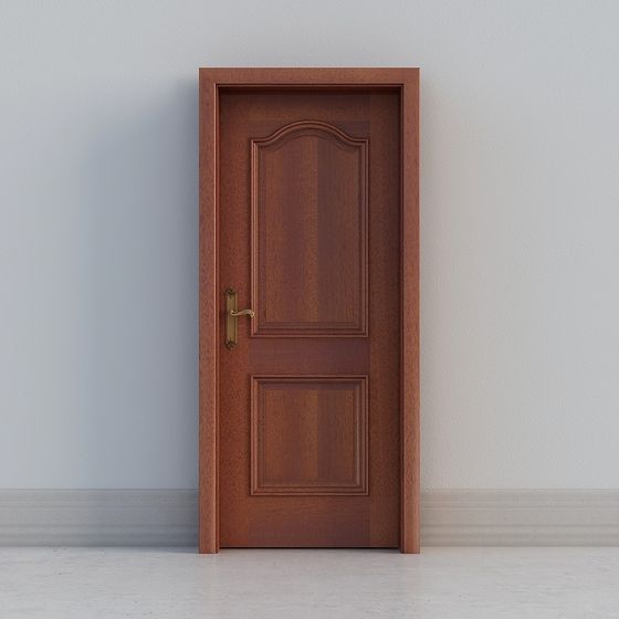 Classic Wooden Door 3D model