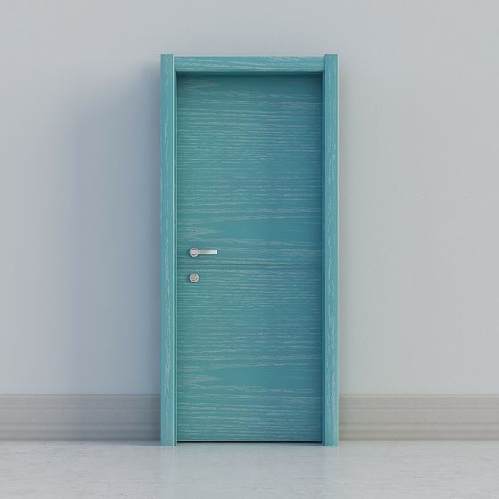 Stylish Low-Poly 3D Door Model for Creative Projects