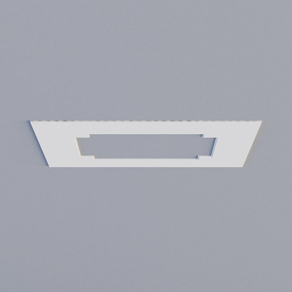 Simple European Suspended Ceilings,Plafond Ceilings,Gray