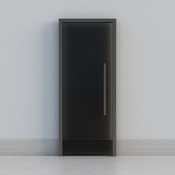 Sleek Minimalist Door 3D model