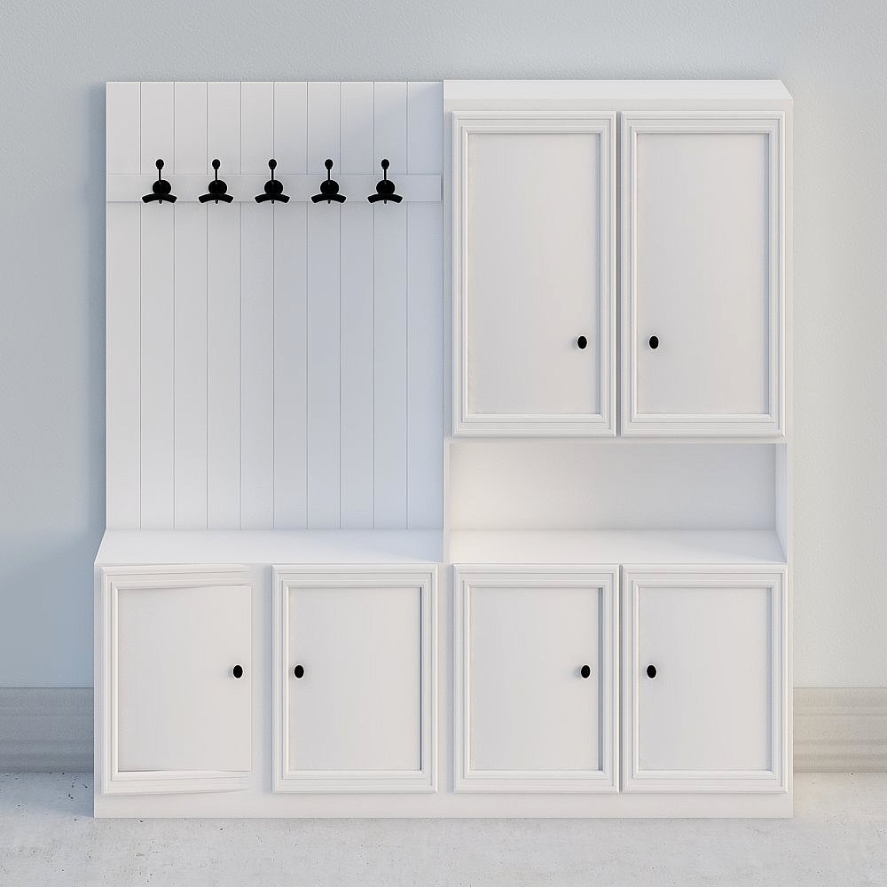 シンプルなアメリカンスタイルの木製コーヒーテーブル