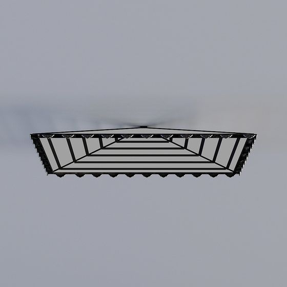 Futuristic Polyhedral Skylight 3D model
