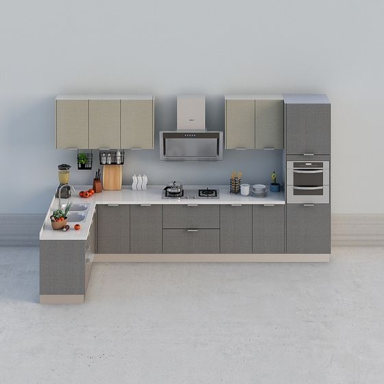 Modern Kitchen 3D Model Design