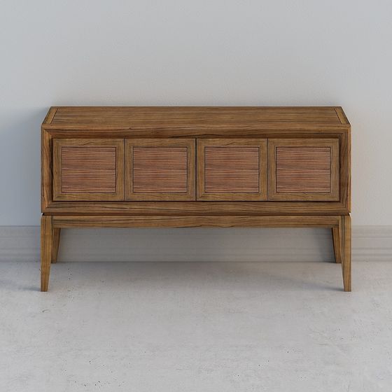 Mid-Century Modern Console Table 3D model
