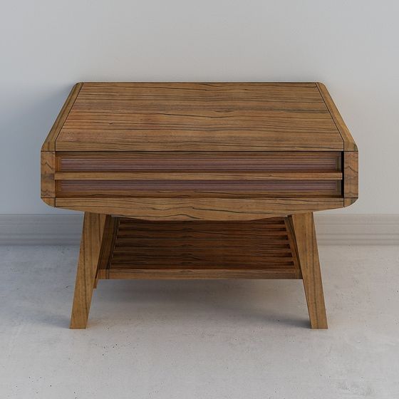 Mid-Century Modern Side Table 3D model