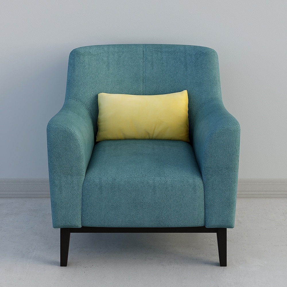 Tmall-16-JespaBo Divano singolo in tessuto blu Monopallo