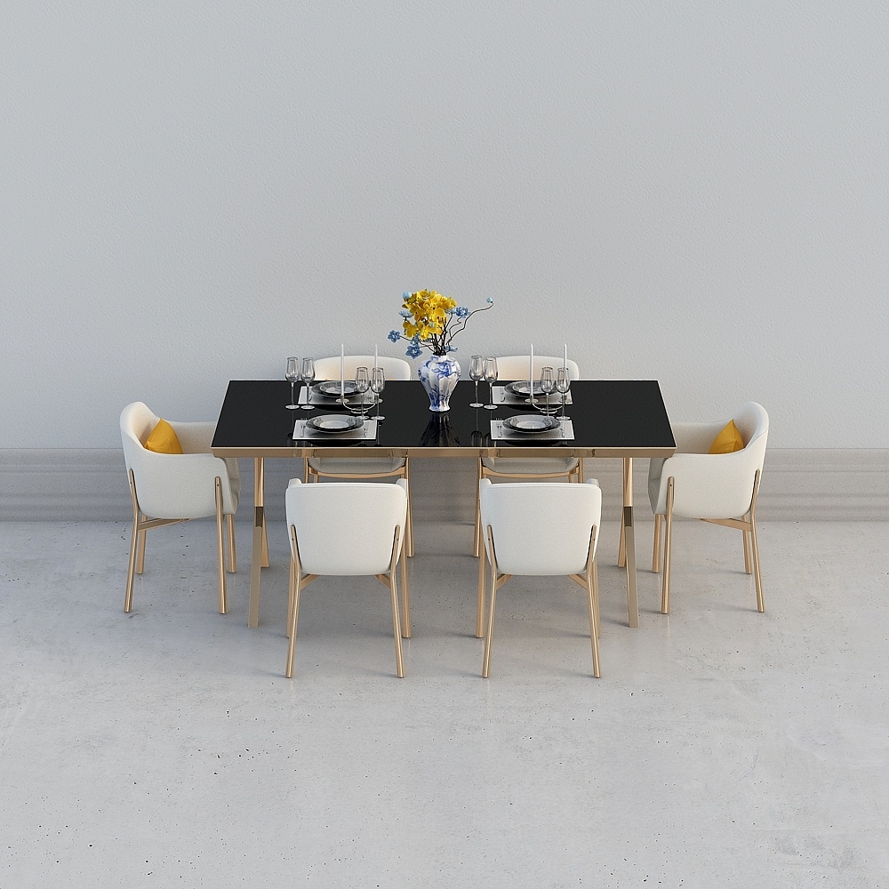 Sillas de mesa de comedor de VR-City