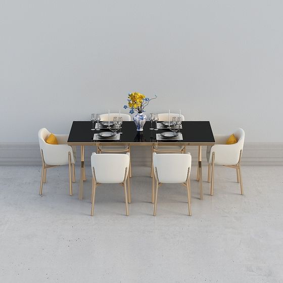 Sillas de mesa de comedor de VR-City