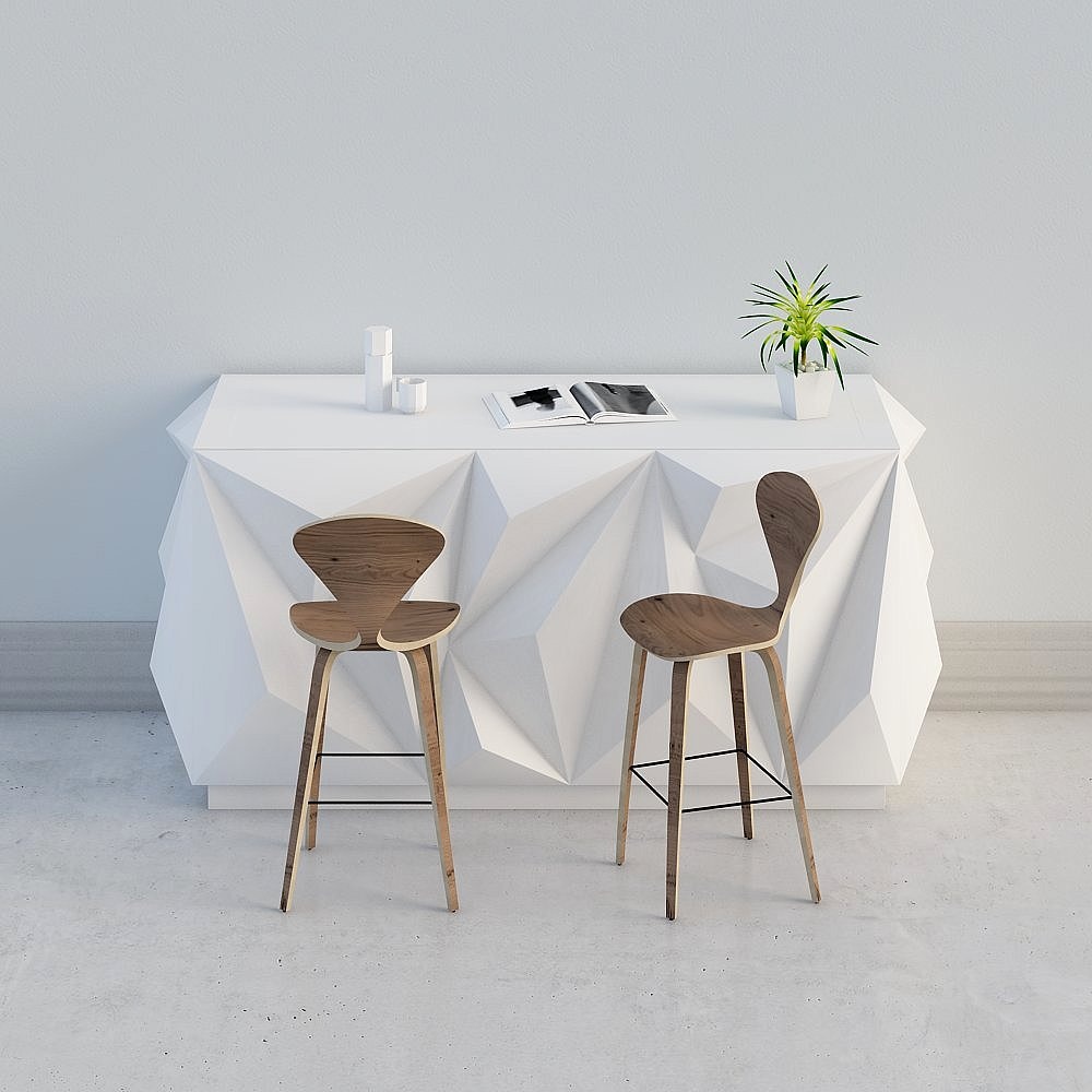 Combinazione Creativa Moderna di Bar di Ricezione