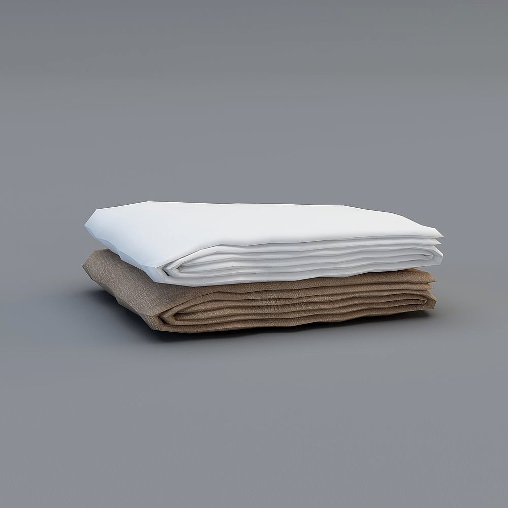 Light-colored Folded Clothes