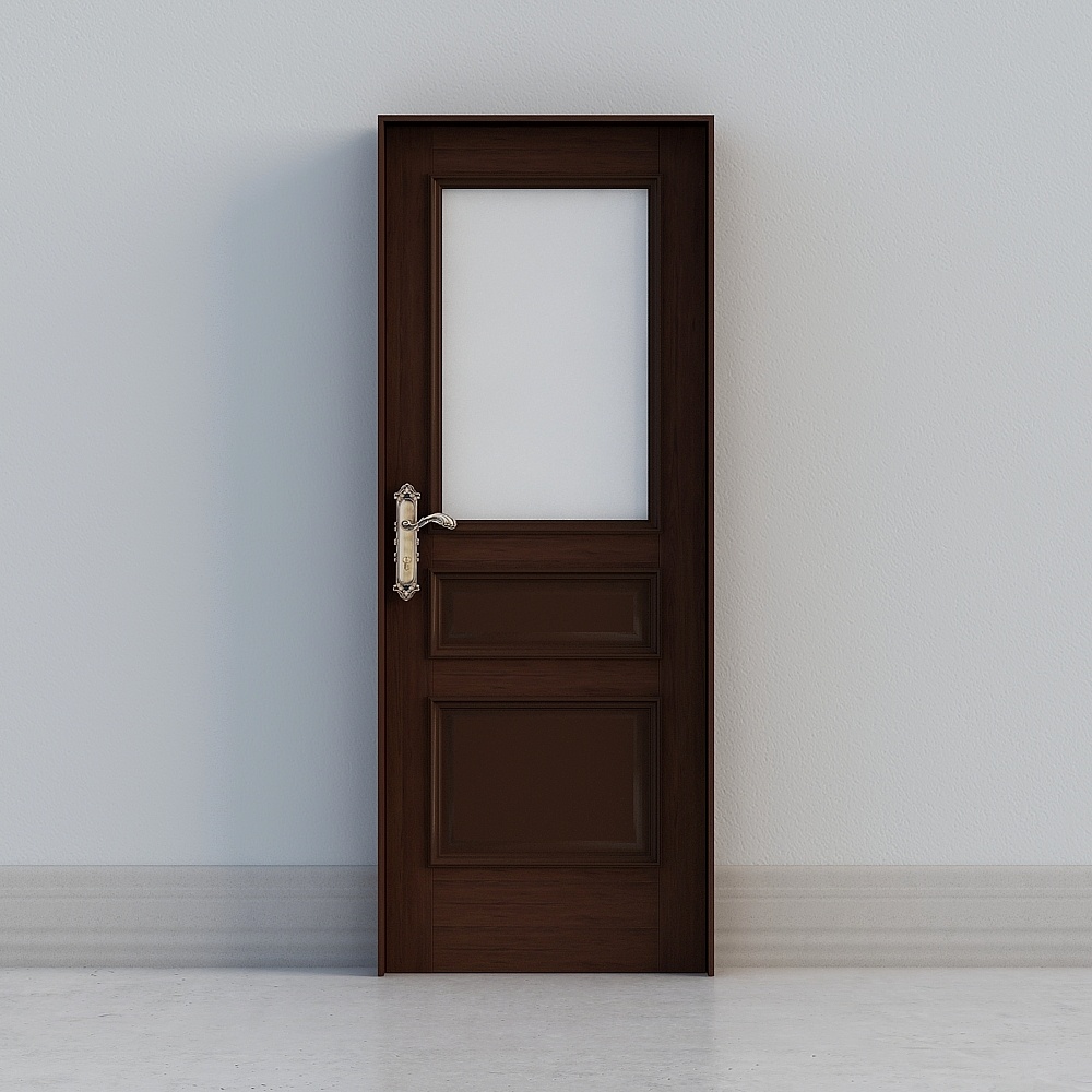 클래식 다크 브라운 도어