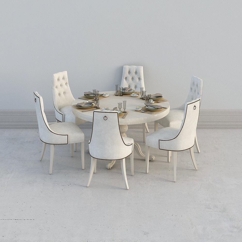 Sự kết hợp giữa bàn ăn và bàn ghế ở Jane Châu Âu