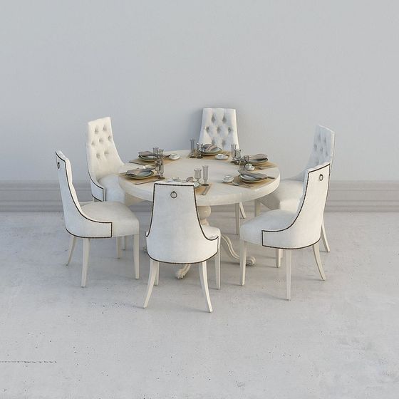 Sự kết hợp giữa bàn ăn và bàn ghế ở Jane Châu Âu