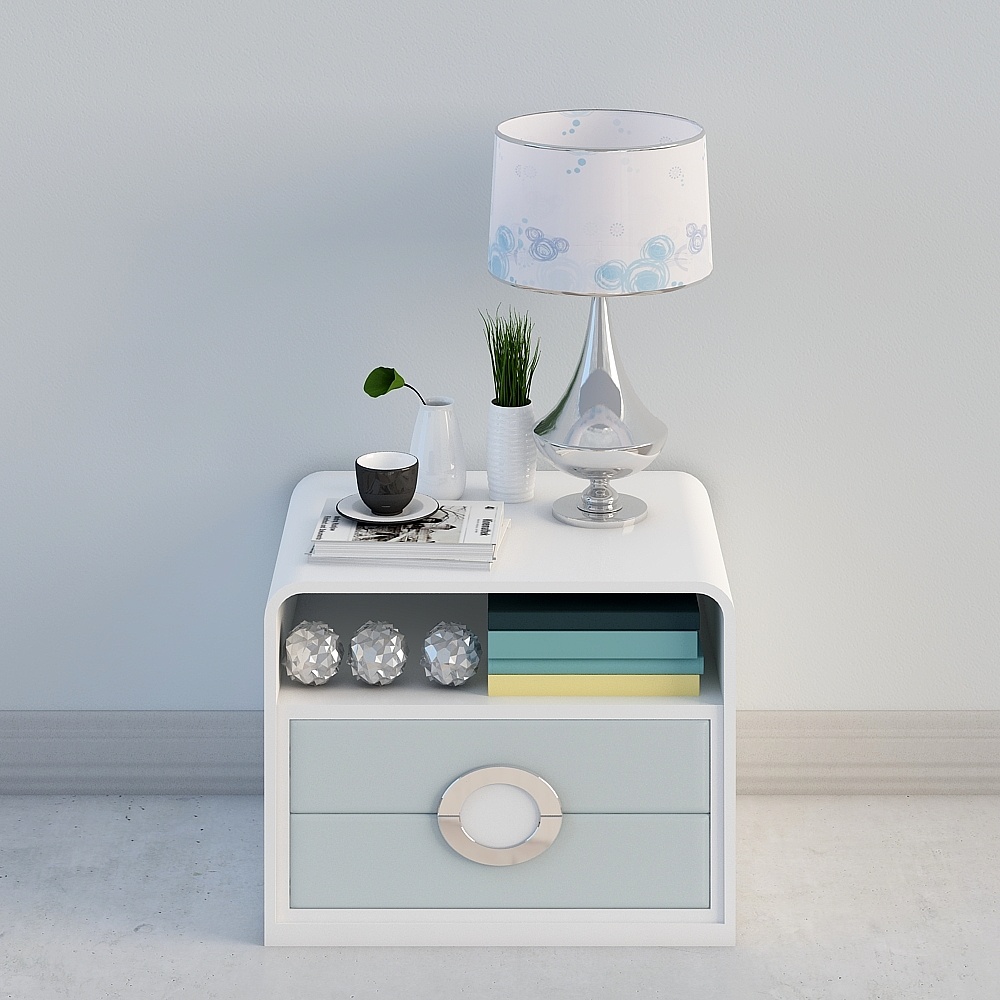 Sir Snow Shadow (Modern deluxe)-Children"s Room-nightstand