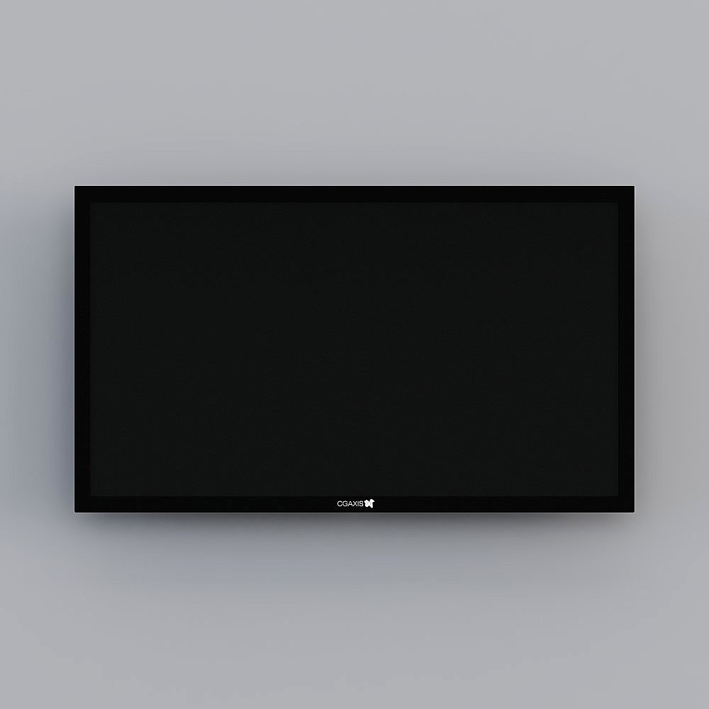 Modern Wall-Mounted TV Stand 3D model
