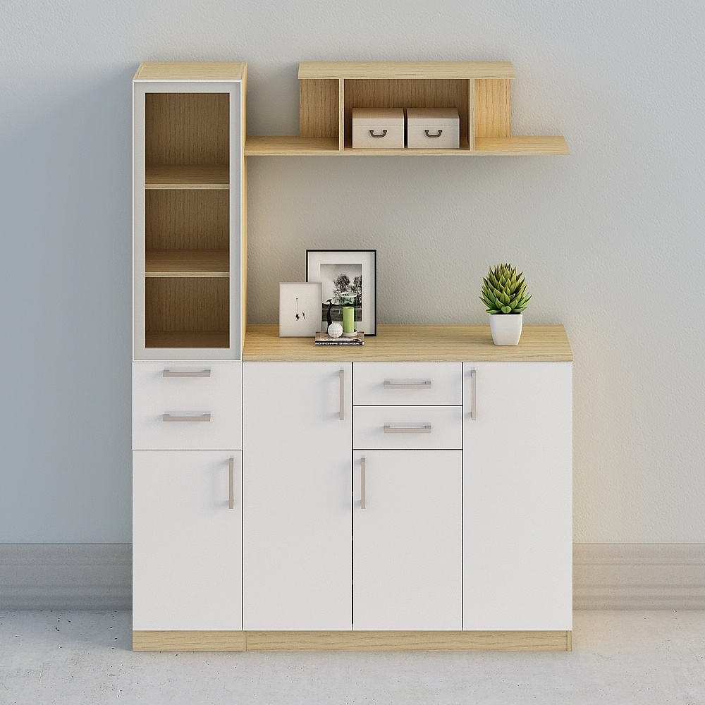 [whole house custom]-Japanese-style log modern simple rice white