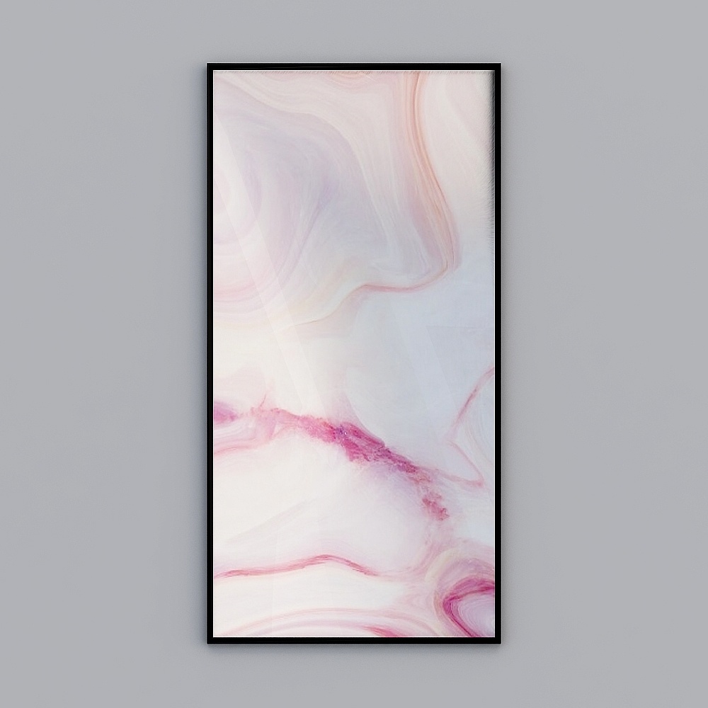 Modern gray stone decorative painting 02