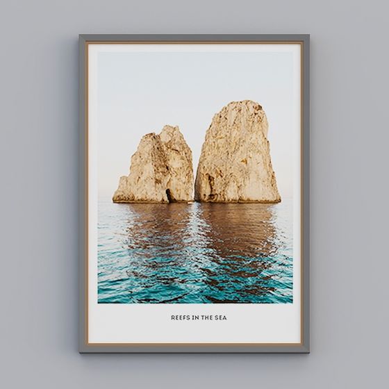 Coral Reef in the Ocean 3D model