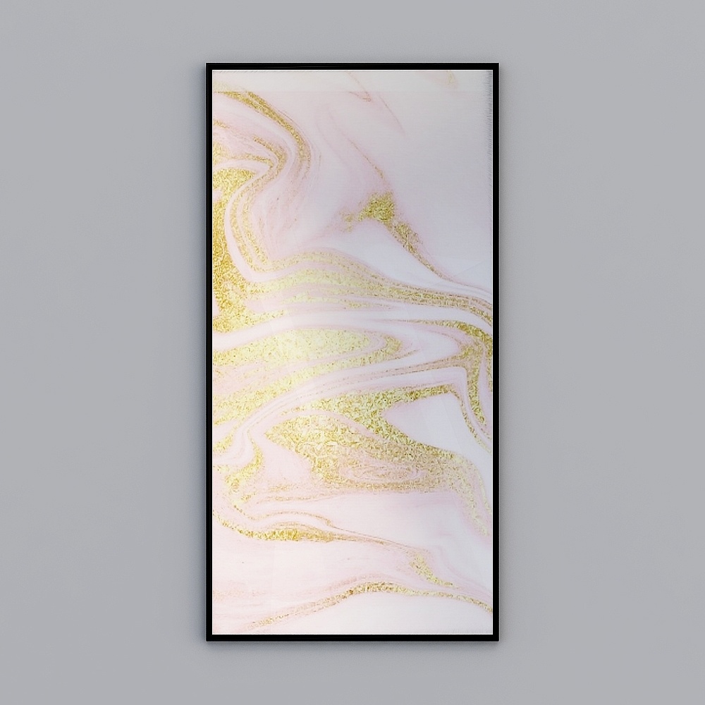 Modern pink stone decorative paintings