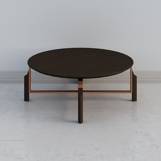 Polygon Table 3d Stylish Low-Polygon Round Table 3D model