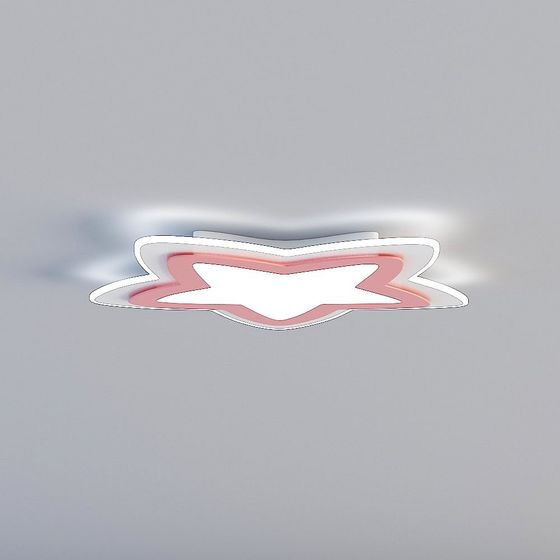 Stylish Low-Polygon Ceiling Light 3D model