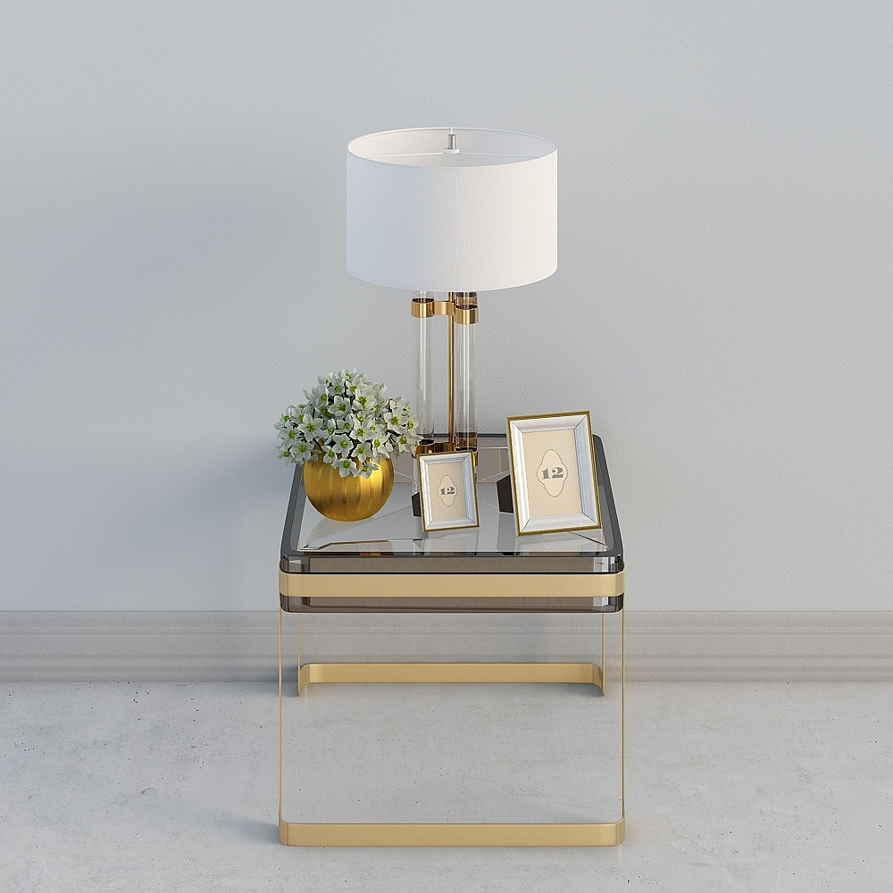 現代黃色邊幾Side Table