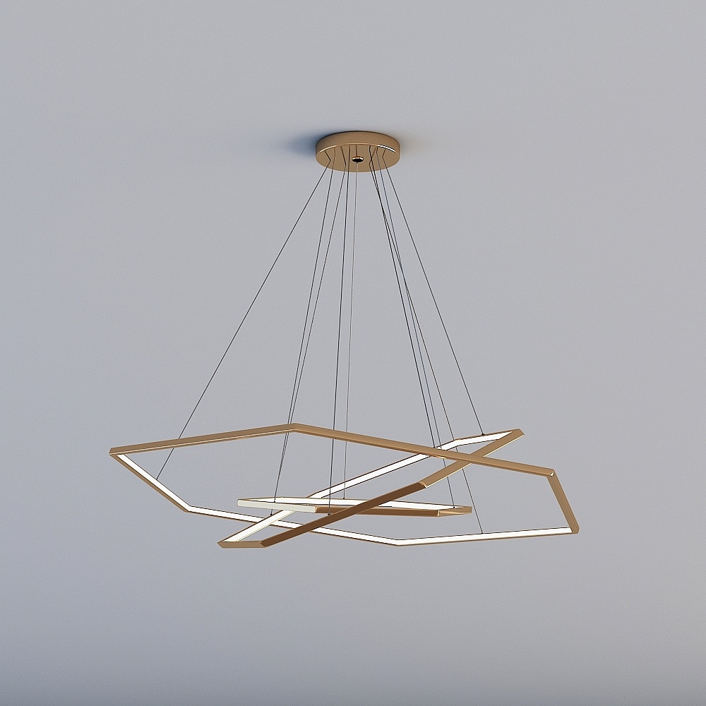TATA wooden door-simple American style light color (one) bedroom chandelier