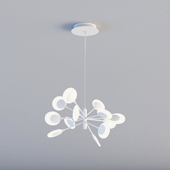 Floral Bloom 3D model Chandelier for Modern Interiors