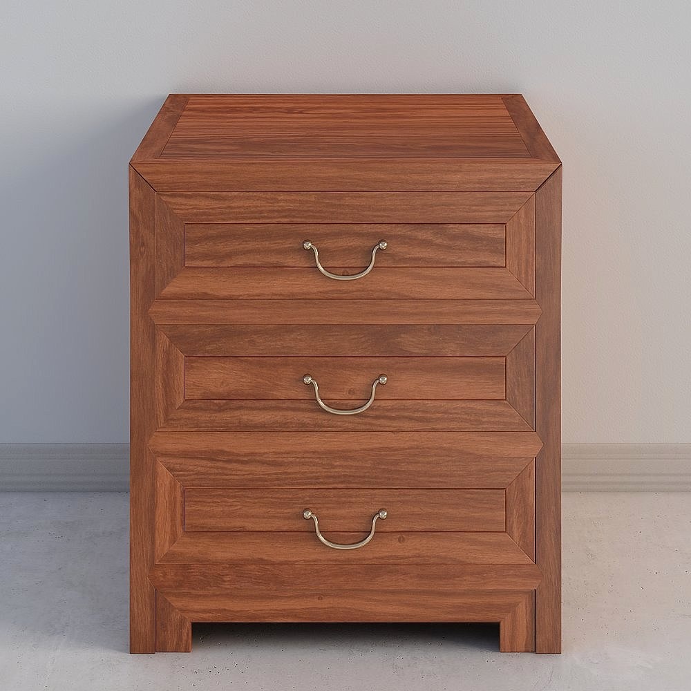 Gabinete de tres peleas de estilo Ming Tianyuan Shangpin-8811