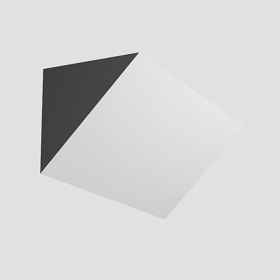 Realistic Low-Poly High-Detail Minimalist Cube 3D model