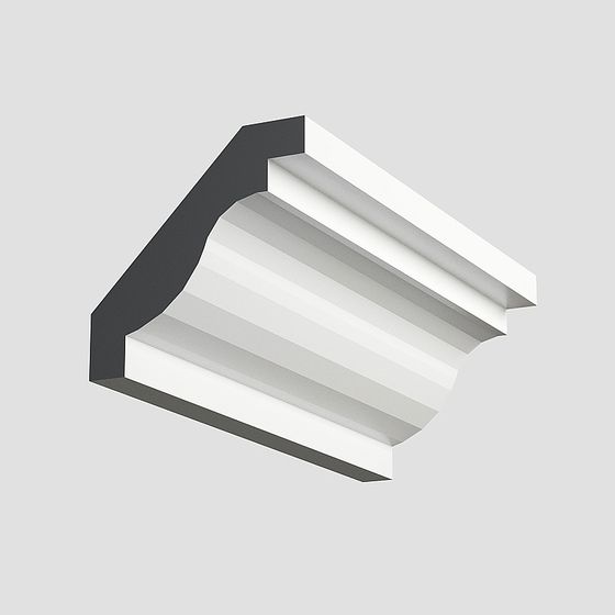 Elegant Roman Column Capital 3D model