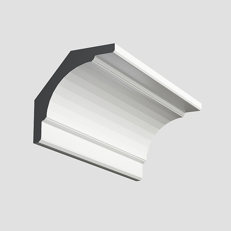 White 150mm apex angle of the line