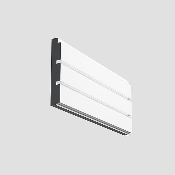 Sleek Modern Wall Panel 3D model