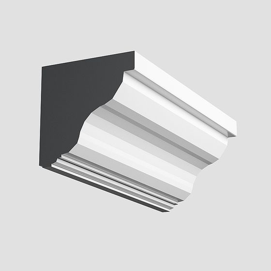 Elegant Corinthian Column Capital 3D model