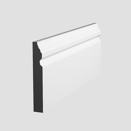 Minimalist Low-Polygon Baseboard 3D model