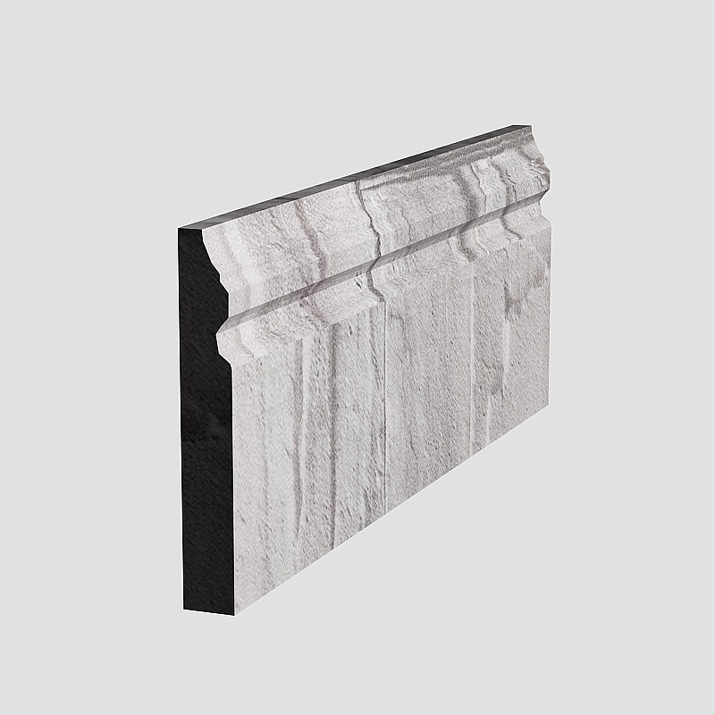 Realistic Stone Wall Decoration 3D model