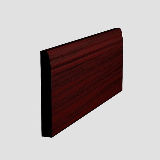 Sophisticated Deep Wood Grain Panel 3D model