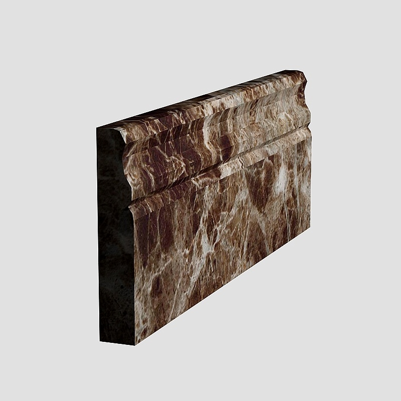 Vintage Charm Marble Wall Panel 3D model