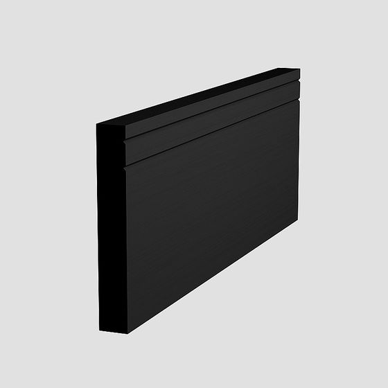 Low Polygon Black 3D Model for Modern Design