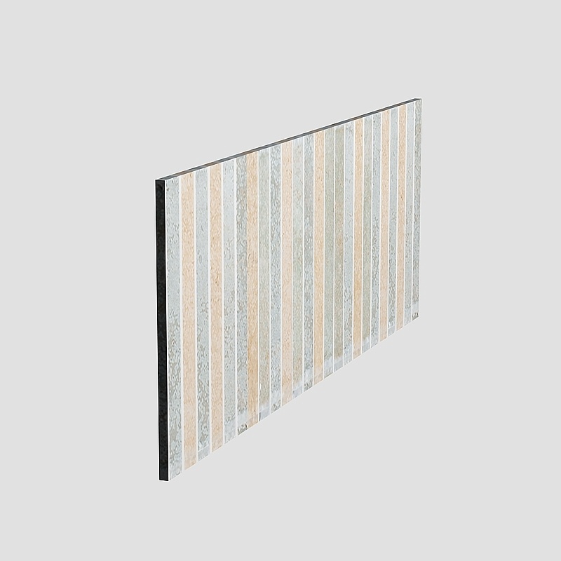 Striped Art Panel 3D model