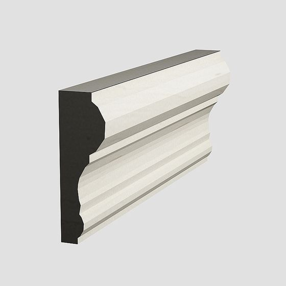 Classic Decorative Lines Low Poly 3D model