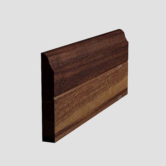 Vintage Wood Grain Decoration Panel 3D model