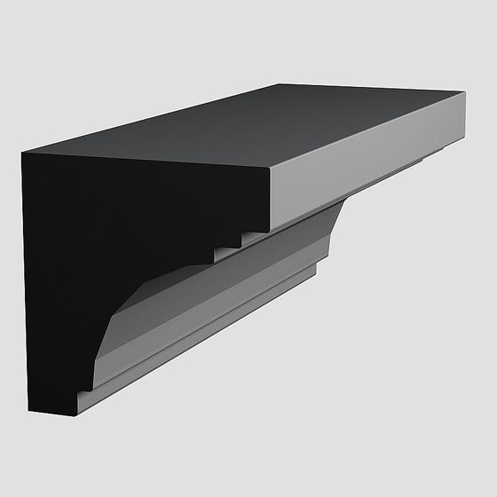 Sleek Urban Shelf 3D model