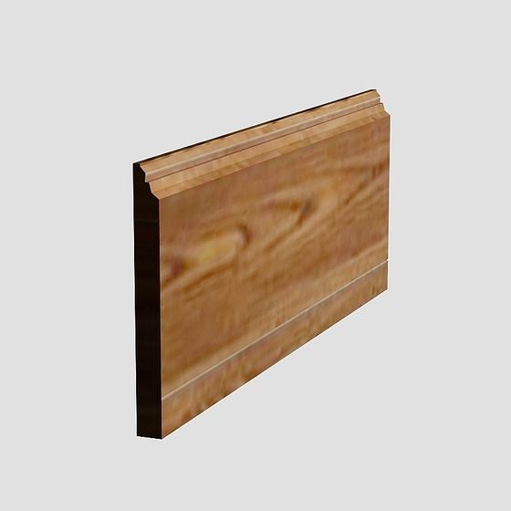 Rustic Wooden Molding 3D model