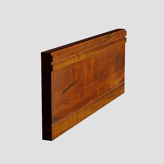 Classic Wooden Panel 3D model for Elegant Interiors