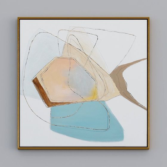 Abstract Fish 3D Model - A Blend of Art and Geometry