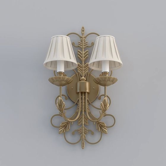 Elegant Classic Wall Light 3D model