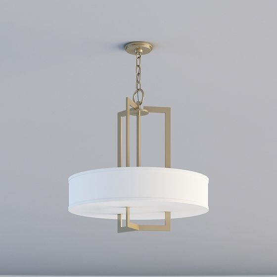 Elegant Modern Chandelier 3D model