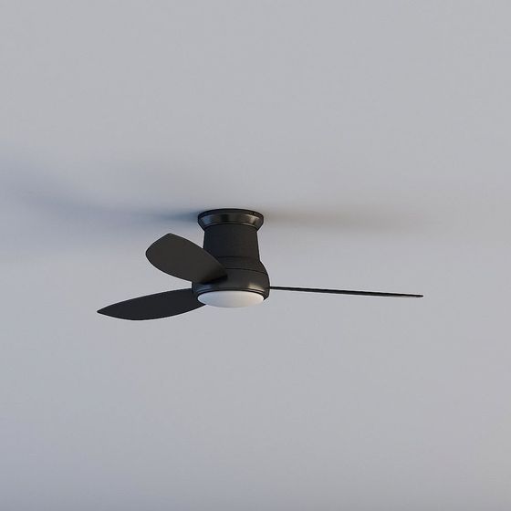 Stylish Minimalist Ceiling Fan 3D model