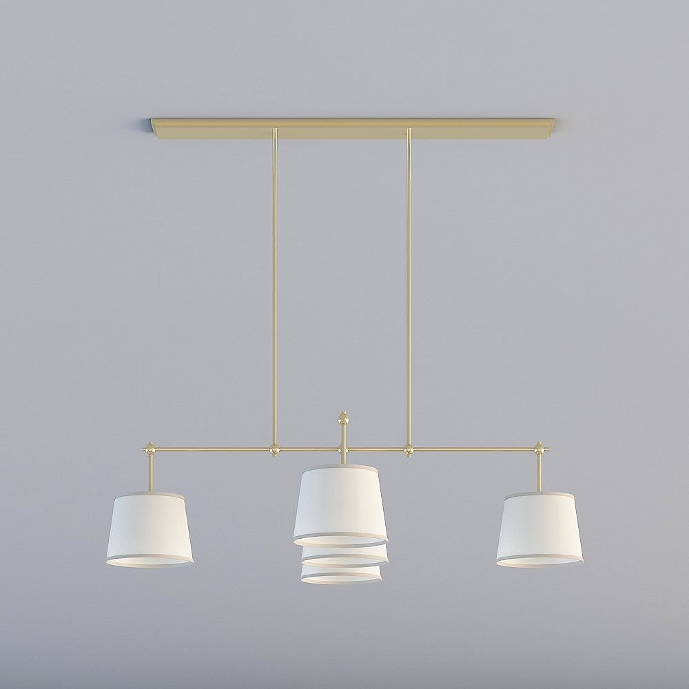 Simple European gold chandelier Pendant